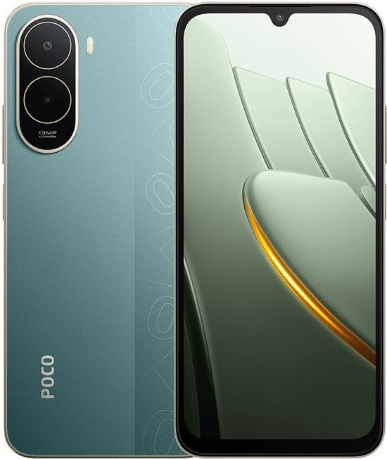 Xiaomi POCO C81 Pro-4G - 4+128GB - Groen - 6000mAh - 13MP - 120Hz - 6.75"