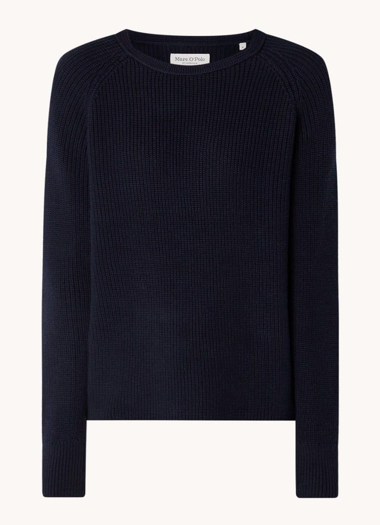 Marc O'Polo Grofgebreide trui van katoen
