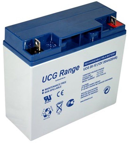 Ultracell UL12-12 12V 12Ah 12000mAh Oplaadbaar Loodaccu