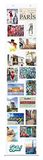 trendfinding Trendfinding® fotogordijn voor foto's van 10 x 15 cm, met 20 vakken, combinatie van staande en liggende foto's, ook geschikt voor prenten, ansichtkaarten