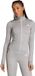 Adidas Performance Workout Essentials Heather Jack Met Lange Ritssluiting - Dames - Grijs