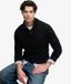 Superdry Pull Henley Boutonné Coupe Ajustée Black Taille: Xxl