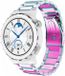 Strap-it Bracelet en acier inoxydable - Convient pour Huawei Watch GT 3 Pro 43mm - Arc-en-ciel