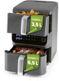 GOURMETmaxx FryUp dubbele kamer heteluchtfriteuse MultiSize - 10 l