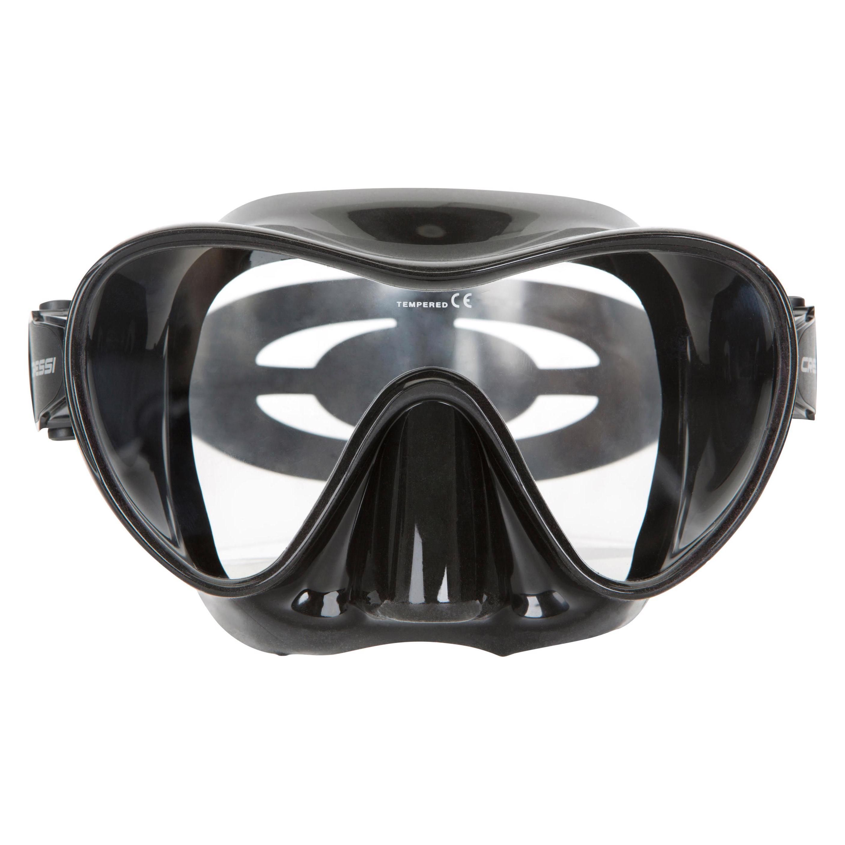 Cressi Randloze duikbril f1 zwart