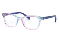 Ray-Ban RB1591 Zonnebril Vierkant Violet/Blauw Acetaat Kind Unisex