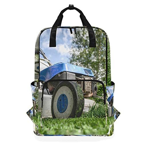 MONTOJ Travel Rugzak Blauw Grasmaaier Picture School Rugzak