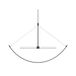 FEST Lampe suspendue en verre 4x90 cm - noir