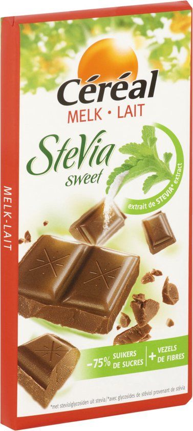 Céréal Chocolade Tablet Melk-Chocolade 85 gr - Pinda - Glutenvrij, Suikerarm