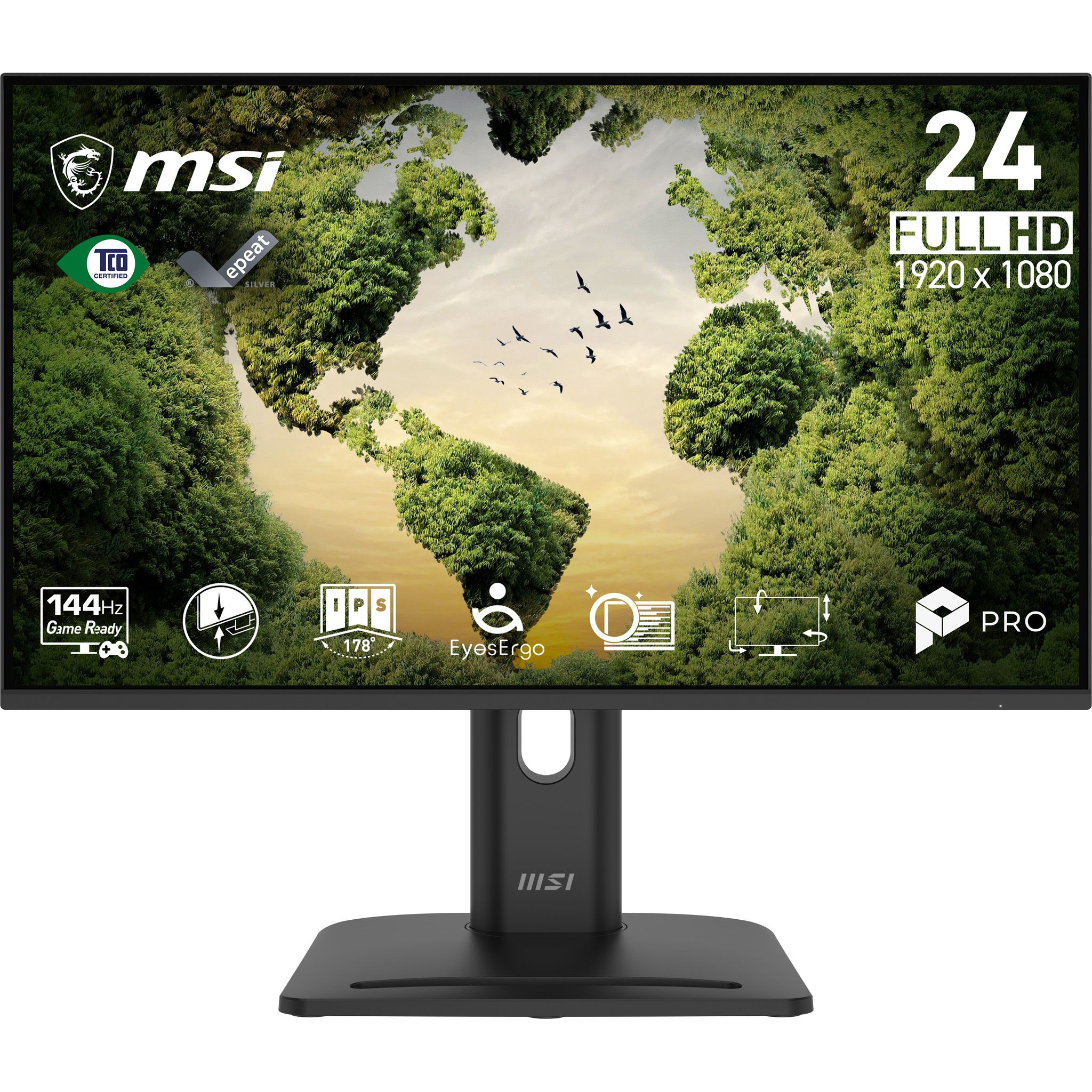 MSI Pro MP245PGN E14 23.8 inch Full HD 144Hz IPS Monitor met Speakers