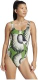 Adidas X Farm 3 Stripes Zwemkleding Groen 34 Vrouw