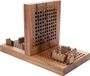 Longfield Battle Ship – Houten Strategiespel – Zeeslag Bordspel – Sea Battle Klassiek Spel – Tactisch Denkspel – 2 Spelers – Engelhart