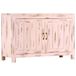 VidaXL Dressoir 110x35x70 cm Massief Mangohout Lichtroze