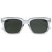 OPULIZE ERA Reading Sunglasses - Green Tinted Lens - Anti-reflective & Anti-Glare - UV400 Protection - Oversized Rectangular Frame - Spring Hinges - Clear - Mens Womens +1.50