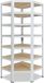 Shelfplaza HOME hoekstelling - 230x80x50 cm - blanc - 7 tablettes