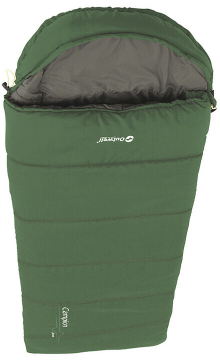 Outwell Outwell Campion Sleeping Bag Youth, groen Left Zipper 2023 Synthetische Slaapzakken