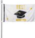 Boland Bv Geslaagd/Afgestudeerd vlag met vlaggenmast - 90 x 150 cm - feest