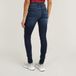 G-Star 3301 Skinny Wmn Dames Jeans 25/30 Katoen Elastomulti-ester Elastaan Enkelhoogte Herfst/Winter