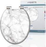 Schütte WC-Bril MARMOR STONE - MDF - Soft Close - Grijs