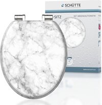 Schütte WC-Bril MARMOR STONE - MDF - Soft Close - Grijs