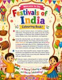 Indian Festivals colouring book