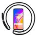Tumundosmartphone Transparante beschermhoes voor OPPO A94 5G met zwart koord