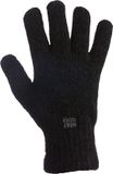 Heatkeeper - Gebreide thermo handschoenen dames - Chenille - Donker Grijs - One Size - 4-Paar