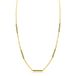 ZINZI Verguld Zilveren Ketting ZIC2800G