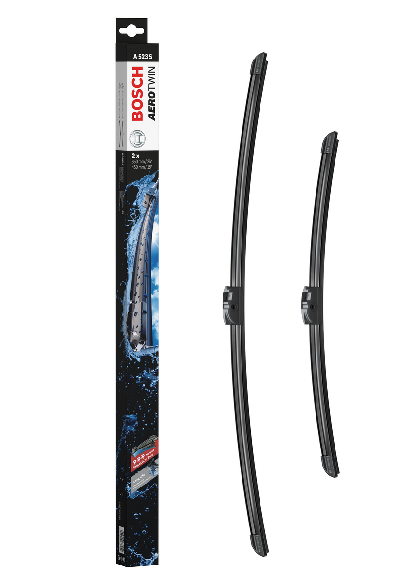 BoschALPINA ruitenwissers Aerotwin A523S - Lengte: 650/450 mm - set wisserbladen voor