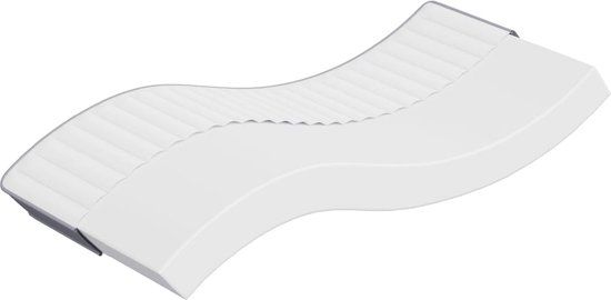 vidaXL Schuimmatras middelzacht 90x190 cm Single Size
