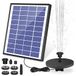 AISITIN 6.5W Zonne-energie Fontein Pomp met Batterij