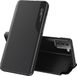 Techsuit Hoesje geschikt voor Samsung Galaxy S21 FE - eFold Book Case - Zwart
