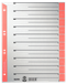 Leitz Kartonnen staffeltabbladen grijs, rood