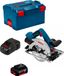 BOSCH GKS 18V-57 G Scie circulaire précise (1 x 5,0 Ah + GAL1880CV + L-Boxx 238)