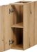 en.casa Badkamerkast Newport 59,5x20,4x40 cm eikenkleurig