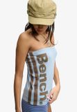 BENCH Superdry Bench Contrast Bandeau Top Dames M Blauw Fog/Chocolate Chip