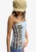 BENCH Superdry Bench Contrast Bandeau Top Dames M Blauw Fog/Chocolate Chip