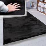 Paco Home Hoogpolig vloerkleed woonkamer kunstvacht superzacht effen 160x230 cm