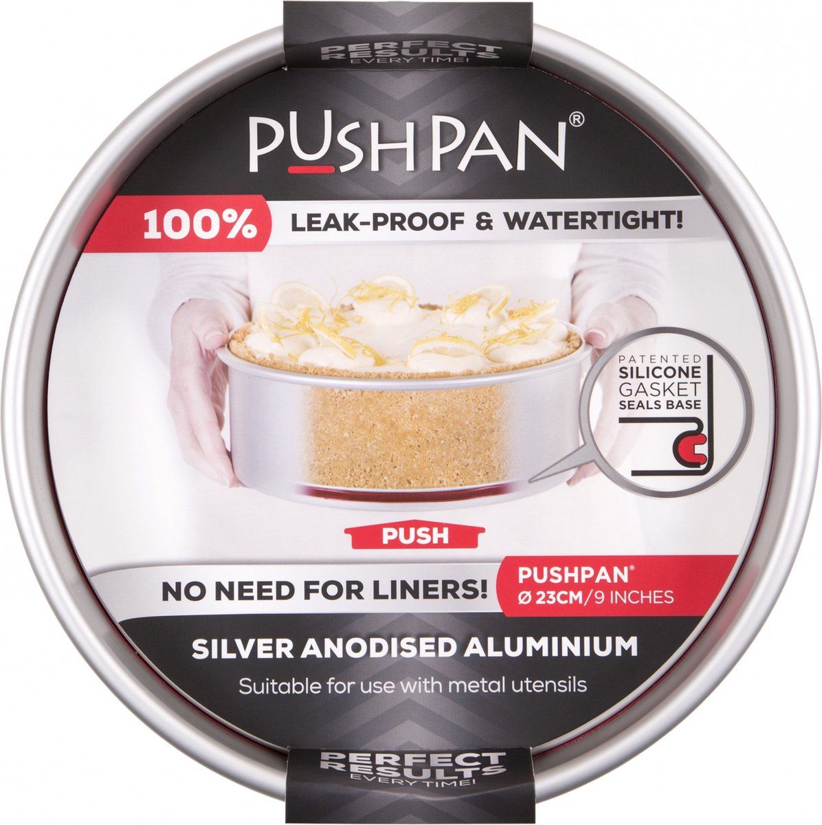 Wham Pushpan - Aluminium - Zilver - 23 cm