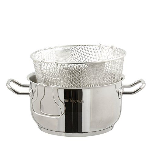 Tognana Vanitosa Friteuse - Roestvrij Staal - Zilver