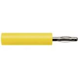 Schützinger Adaptateur Diamètre de la broche : 4 mm Jaune 1 pièce(s)
