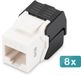 DIGITUS DN-93603 - Keystone module Cat 6 - 8 stuks