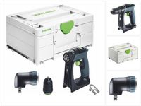 Festool CXS 18-Basic accuschroefboormachine 18 V 40 Nm borstelloos + hoekaanzetstuk + systainer - zonder accu, zonder oplader