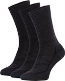 NOMAD® 3 Pack Coolmax Crew Wandelsokken | Maat 43-46 Grijs