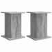 vidaXL Plantenstandaard 2 stuks Grijs Sonoma 30,5 x 30 x 43 cm Bewerkt Hout