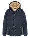 Schott NYC Schott Bairon Navy Parka met zakken, Blauw, S