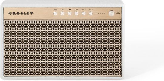 Crosley Montero Speaker - White - Bluetooth - 19W - 2 Year Warranty