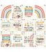 Carson Dellosa Wij behoren Boho Rainbow Motivational Poster Set
