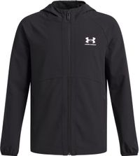 Under Armour UA VIBE WOVEN WINDBREAKER-BLK Jongens Sportjas - Zwart - Wit