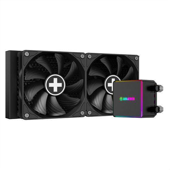 Xilence LiQuRizer RGB XC982 Processor Kit voor vloeistofkoeling 12 cm Zwart